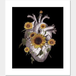 Floral heart 20 Posters and Art